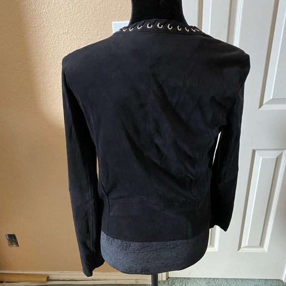 Vigoss Black Zipper Jacket / Blouse - Picture 4 of 5